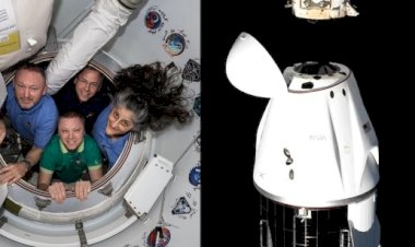 सुनीता विलियम्स 'घर' को निकलीं, स्पेस स्टेशन से सफलता पूर्वक निकला ड्रैगन अंतरिक्षयान