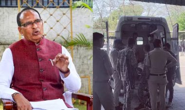पूर्व मुख्यमंत्री  शिवराज सिंह चौहान के काफिले की गाड़ी पलटी, तीन जवान घायल
