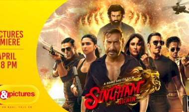 फुल-ऑन एक्शन के लिए हो जाइए तैयार; 'सिंघम अगेन' का प्रीमियर हो रहा है एंड पिक्चर्स पर, शनिवार 19 अप्रैल रात 8 बजे