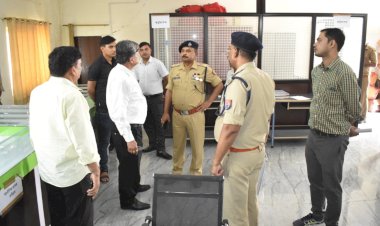 आरक्षी भर्ती का स्वास्थ्य परीक्षण एवं चरित्र प्रमाण पत्रों के सत्यापन की व्यवस्था एसपी ने परखी