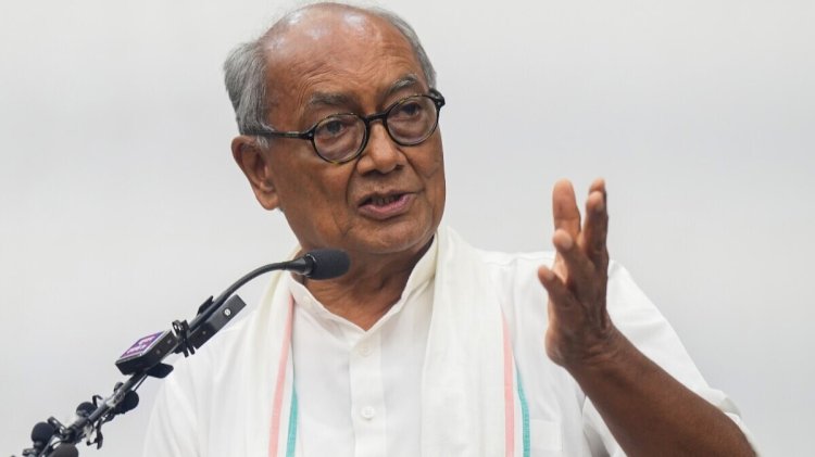 दिग्विजय सिंह का सनसनीखेज आरोप बोले ,भाजपा नेताओं का ISI से संबंध, जारी की 10 नामों की सूची