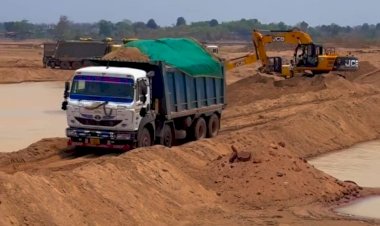 भाड़े के ठेकेदार द्वारा जिले की सीमा से खुले आम किया जा रहा अवैध खनन,योगी राज में अवैध ठेकेदार दे रहा खुली चुनौती
