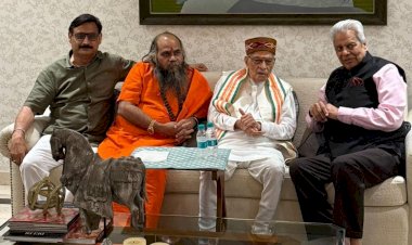 सेना के अपमान पर संत समाज और भाजपा के ‘जामवंत’ ने की एक स्वर में निंदा,  डॉ. मुरली मनोहर जोशी और स्वामी वैराग्यानंद गिरी महाराज के बीच राष्ट्रीय चेतना पर गहन विमर्श