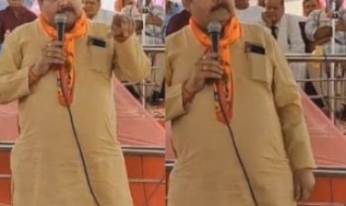 मैं दहाड़ा तो पेशाब छूट जाएगी : विधायक अंबरीश शर्मा का विवादित बयान, कांग्रेस नेताओं को कहा कुत्ता, विधानसभा क्षेत्र में दी खून की नदी बहाने की धमकी