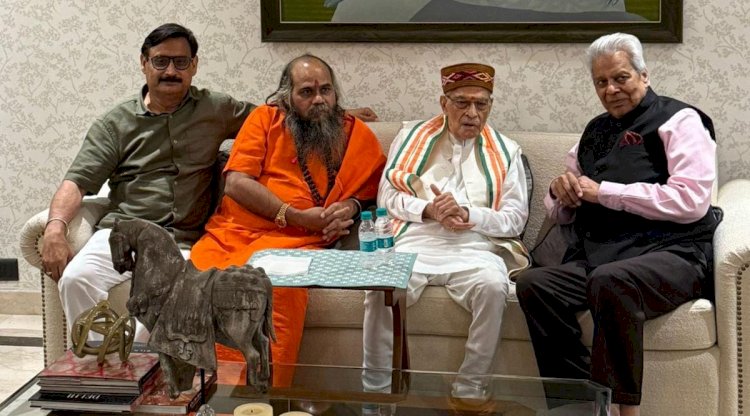 सेना के अपमान पर संत समाज और भाजपा के ‘जामवंत’ ने की एक स्वर में निंदा,  डॉ. मुरली मनोहर जोशी और स्वामी वैराग्यानंद गिरी महाराज के बीच राष्ट्रीय चेतना पर गहन विमर्श