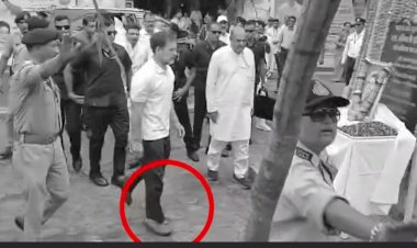 राहुल गांधी ने जूते पहनकर इंदिरा गांधी को दी श्रद्धांजलि, सीएम डॉ मोहन यादव बोले ये हमारे संस्कार नहीं कसा तंज