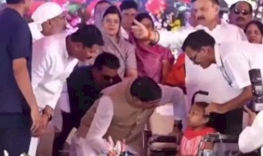 कुर्सी पर बैठते समय लड़खड़ाए सीएम मोहन यादव, साथियों ने गिरने से बचाया