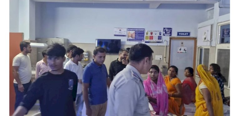 जिला अस्पताल में भर्ती मरीज ने खुद को मारी कैंची, फिर बिल्डिंग से कूदा, मौके पर मौत