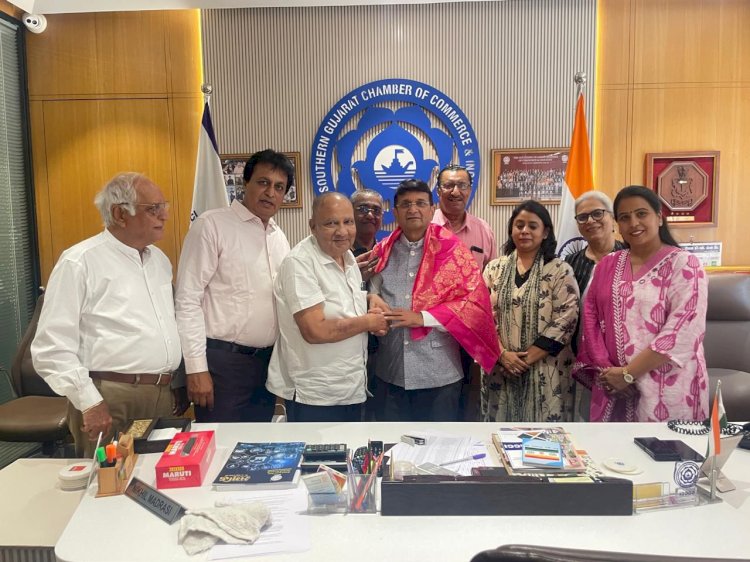 CAIT टीम ने SGCCI के नव-नियुक्त पदाधिकारियों को दी शुभकामनाएं – व्यापार विकास हेतु संयुक्त प्रयास का संकल्प