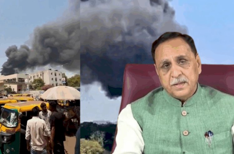 अहमदाबाद में एअर इंडिया का प्लेन क्रैश : लंदन जा रही फ्लाइट में गुजरात के पूर्व CM विजय रूपाणी समेत 242 यात्री सवार थे