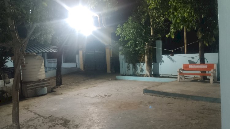शांतिवन-परिसर की प्रकाश व्यवस्था में सुधार-से जनता में हर्ष