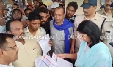 अहिरवार समाज समाज की बेटी के हत्यारे पर कठोर कार्यवाही को लेकर ज्ञापन