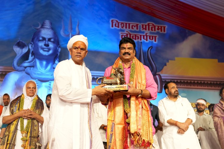 श्री सद्गुरु प्राकट्य महोत्सव एवं सदाशिव प्रतिमा लोककर्पण में शामिल हुए खाद्य मंत्री, गुरु जी ने वेदांती आश्रम हमारे लिए तीर्थ स्थान बना दिया: गोविंद सिंह राजपूत