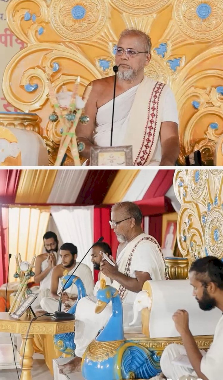 सूरत में प.पू. खरतरगच्छाचार्य श्री जिनपियूषसागर सूरिश्वरजी म.सा. ठाणा 8 एवं पू. सरलमना साध्वीश्री प्रमोदिताश्रीजी म.सा. ठाणा 3 के साथ ऐतिहासिक चातुर्मास प्रवेश भव्य शोभायात्रा के साथ सम्पन्न