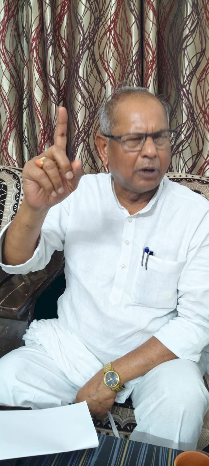 जल जीवन मिशन की संसदीय क्षेत्र मैं हो रहे भ्रष्टाचार और लूट की आवाज संसद में उठाऊंगा,, नारायण दास अहिरवार सांसद