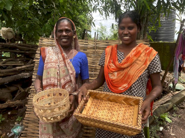 जंगल से जगमगाहट तक: जसोदाबेन ने बांस की कला से बदली कोटवालिया समाज की तकदीर"