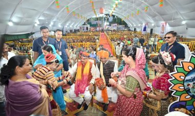 मुख्यमंत्री डॉ. मोहन यादव का भव्य स्वागत, 32 हज़ार बहनों ने बाँधी राखी : नरेला रक्षाबंधन महोत्सव बना विश्व का सबसे बड़ा उत्सव