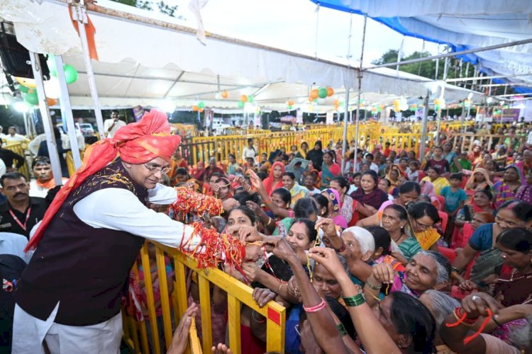 लव जिहाद की काली छाया से बहनों की रक्षा,विश्वास सारंग का संकल्प : नरेला रक्षाबंधन महोत्सव बना लव जिहाद और नशे के खिलाफ जनआंदोलन