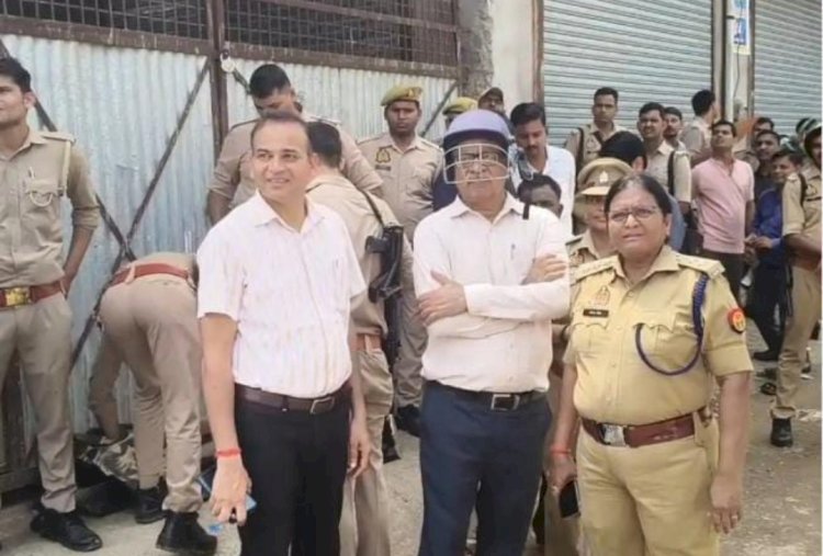 अपराधियों के फार्म हाउस व अवैध भवनों को किया ध्वस्त, ओडीए एवं नगर पालिका ने की संयुक्त कार्रवाई