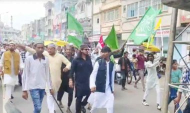 कांग्रेस नेता के जुलूस में लगे 'सर तन से जुदा' के नारे, ईद मिलाद-उन-नबी का वीडियो वायरल