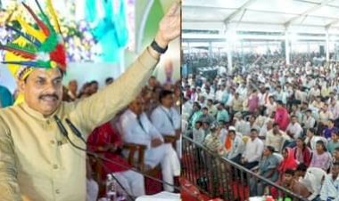 सीएम मोहन यादव का कांग्रेस पर तीखा हमला, कांग्रेस ने पहले चुनाव चिन्ह गाय-बछड़ा रखा, नफरत हो गई तो बदल लिया'