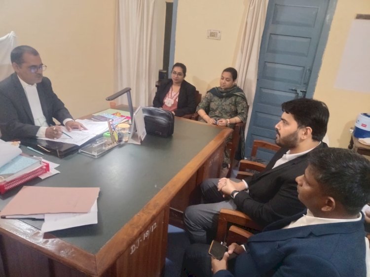 राष्ट्रीय लोक अदालत में चेक बाउंस,घरेलू हिंसा, दीवानी के मामले अधिक से अधिक हो निस्तारित। अपर न्यायाधीश