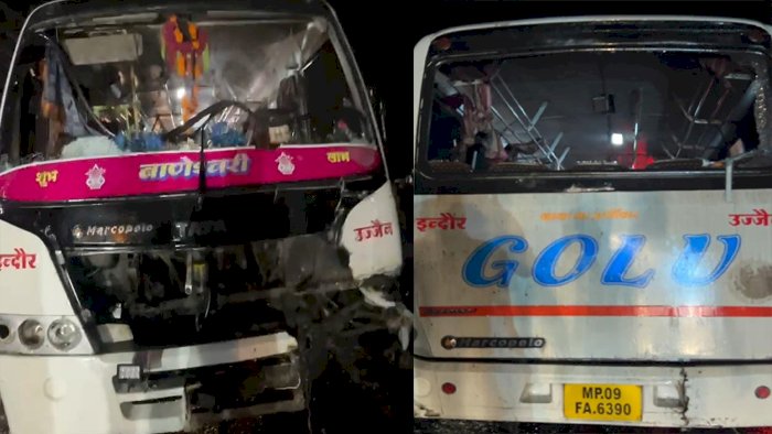 BJP विधायक की बस ने परिवार को कुचला,मोबाइल पर बात करते बस ड्राइवर ने ली 4 जानें :इंदौर में दंपती और दो बेटों की मौत