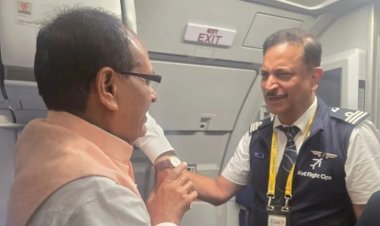 BJP सांसद रूडी ने उड़ाया विमान: सवार थे शिवराज सिंह चौहान, रूडी के अंदाज पर फिदा हुए शिवराज, बोले- राजीव जी, आज आपने दिल जीत लिया