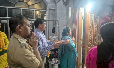 महर्षि बाल्मीकि की जयंती पर डीएम एसपी ने रामचरित मानस पाठ कराया शुभारंभ