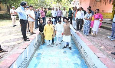 मंत्री  विश्वास कैलाश सारंग ने भोपाल में छठ पूजा की तैयारियों का किया निरीक्षण  कुंडों पर स्वच्छता, सुरक्षा एवं विद्युत व्यवस्थाओं को सुव्यवस्थित करने के दिए निर्देश