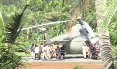 बाल-बाल बचीं राष्ट्रपति द्रौपदी मुर्मू!जब जमीन में धंसा राष्ट्रपति के हेलिकॉप्टर का पहिया... केरल के प्रमादोम का मामला