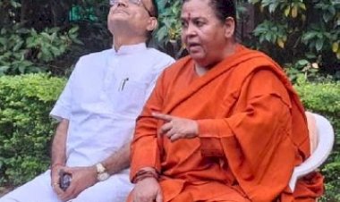 उमा भारती का बड़ा ऐलान - 2029 का चुनाव झांसी से ही लड़ूंगी:पूर्व मुख्यमंत्री ने कहा- 29 अक्टूबर को गो-संवर्धन अभियान का शुभारंभ करूंगी