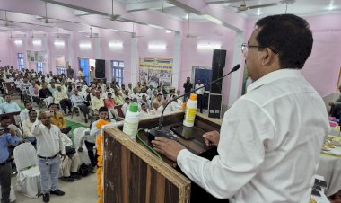 रबी की फसल मटर,गेहूं में संतुलित हो उर्वरक का उपयोग,मिट्टी के जीवांश रहेंगे जिंदा । जिलाधिकारी