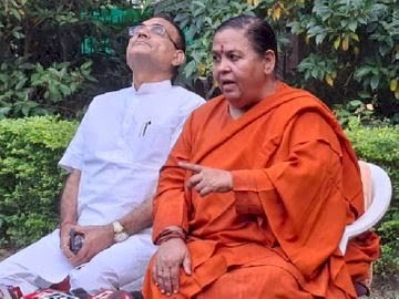 उमा भारती का बड़ा ऐलान - 2029 का चुनाव झांसी से ही लड़ूंगी:पूर्व मुख्यमंत्री ने कहा- 29 अक्टूबर को गो-संवर्धन अभियान का शुभारंभ करूंगी