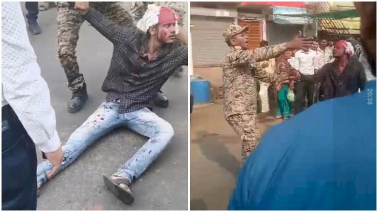 खून' से लथपथ दो युवकों ने मंत्री का काफिला रोका, कलेक्टर की गाड़ी के सामने आए, पुलिस ने अस्पताल में भर्ती कराया