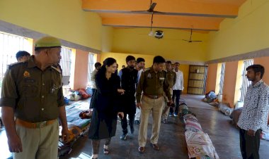 जिला कारागार का साप्ताहिक भ्रमण,निरुद्ध बंदियों की पूछताछ जेल प्रशासन को निस्तारण के दिए आदेश