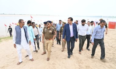 कार्तिक पूर्णिमा पर पंचनद महोत्सव की तैयारियों को लेकर लिया जायजा