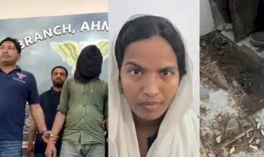 पति की हत्या कर किचन में गाड़ दिया शव,क्राइम ब्रांच ने खोदकर निकाले अवशेष; अहमदाबाद में खौफनाक वारदात का खुलासा