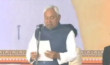 नीतीश कुमार 10वीं बार बने बिहार के मुख्‍यमंत्री, सम्राट चौधरी और विजय सिन्हा ने भी ली शपथ