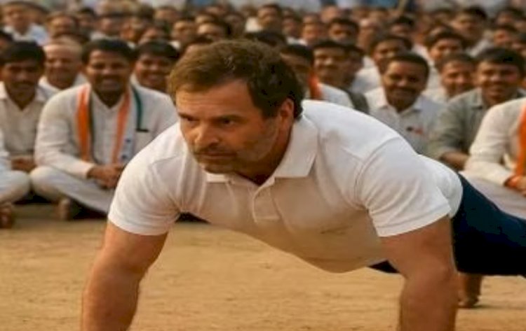 एमपी में राहुल गांधी को देरी की सजा, ट्रेनिंग हेड ने लगवाए 10 पुश-अप्स — जिला अध्यक्ष भी बने ‘साथी