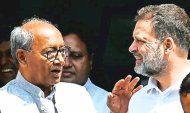राहुल गांधी ने दिग्विजय सिंह पर कसा तंज!आपने कल मिसव‍िहैब क‍िया': दिग्विजय सिंह की 'RSS-BJP' तारीफ पर राहुल  का रिएक्शन