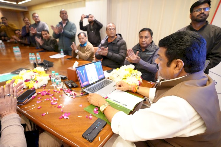 खाद्यान्न भंडारण अब होगा फुल-प्रूफ: निरीक्षण, नमी और फ्यूमिगेशन ऐप से व्यवस्था होगी रियल-टाइम :  खाद्य में शुरू हुई डिजिटल मॉनिटरिंग क्रांति, मंत्री गोविंद सिंह राजपूत ने लॉन्च किए तीन हाई-टेक ऐप