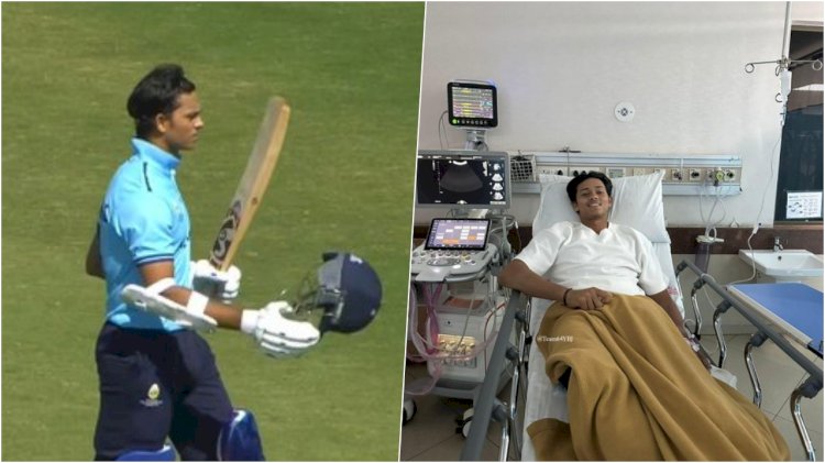 यशस्वी जायसवाल अस्पताल में भर्ती, भारतीय क्रिकेटर की अचानक बिगड़ी तबीयत, फैंस में बढ़ी चिंता