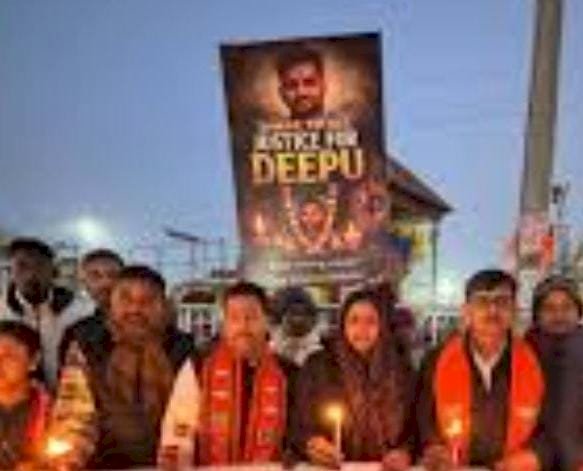 बांग्लादेश में मारे गए हिंदू भाई दीपू चंद दास को बजरंग सेवादल की भावपूर्ण श्रद्धांजलि,सुरक्षा के लिए ठोस कदम उठाने की मांग