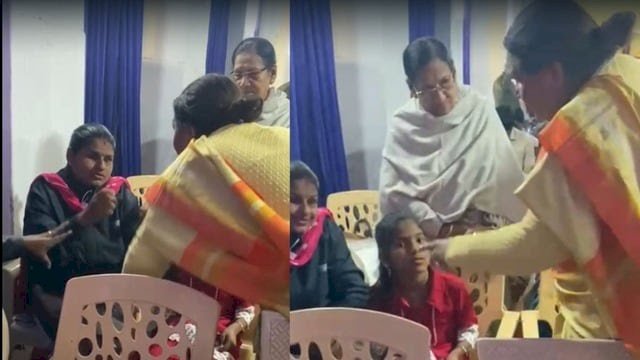 दिव्यांग महिला का मुंह दबाने और अपशब्द कहने का आरोप, BJP नेत्री अंजू भार्गव पर गिरी गाज , पार्टी ने थमाया कारण बताओ नोटिस