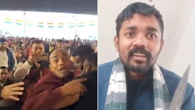 CM की सभा में युवक ने किया जोरदार हंगामा,पहले चाकू लेकर भगवान राम पर आपत्तिजनक टिप्पणी,पुलिस ने आरोपी अरुणेश कुशवाहा को गिरफ्तार किया