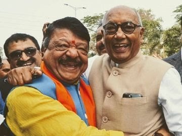 मंत्री कैलाश विजयवर्गीय ने दिग्विजय सिंह को कहा ‘ सरदार पटेल,एक तस्वीर के साथ पोस्ट, BJP के दिग्गजों का कांग्रेस नेता के लिए बदला नजरिया