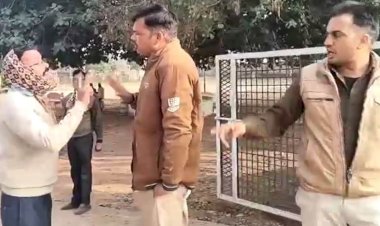 विधायक के भाई ने पुलिसवाले को धमकाया,चेकिंग के दौरान बाइक रोकने पर भिड़ंत:कहा-अब तू मेरी बाइक घर छोड़कर आएगा