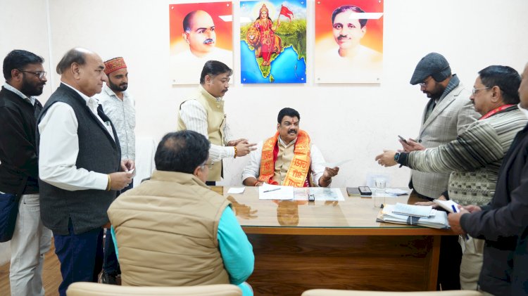 कार्यकर्ता सर्वोपरि! भाजपा कार्यालय में खाद्य मंत्री गोविंद सिंह राजपूत का बड़ा जनसंवाद, समस्याओं पर तुरंत एक्शन