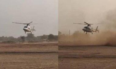 उड़ान भरते ही पीछे गया CM मोहन का हेलीकॉप्टर, चंद सेकंड में पायलट ने संभाली स्थिति, अफसरों की जान अटकी, वीडियो में देखिए कैसे डगमगाया